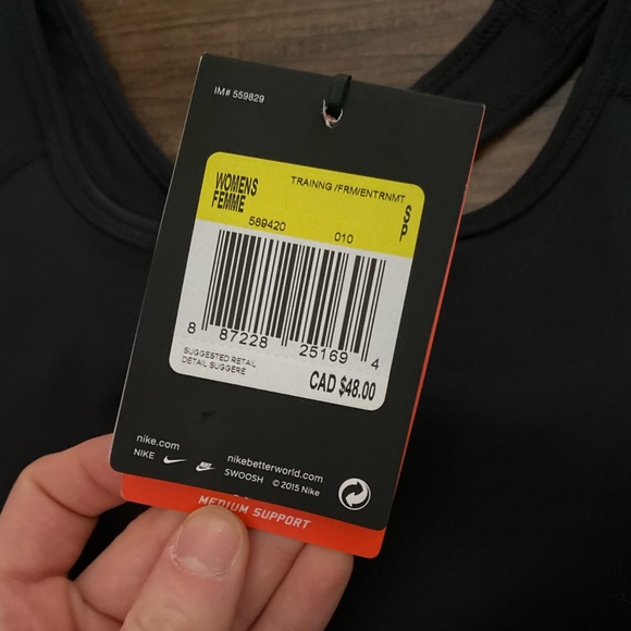 **SOLD** Nike Pro Sports Bra - Picture 2 of 2